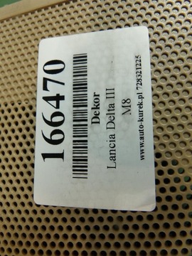 LANCIA DELTA III DEKORACE KRYT REPRODUKTORU