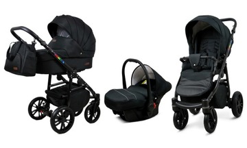 BabyLux Wózek 3w1 dziecięcy spacerówka COLORLUX