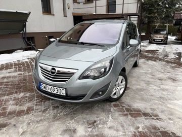 Opel Meriva II Mikrovan 1.4 Turbo ECOTEC 120KM 2011 Opel Meriva TYLKO 165tyśkm! 1WŁ 2011r Max Opcja COSMO Skóry 1.4TURBO IDEAŁ