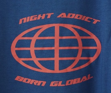 Night Addict Go Global tee r. L NEW