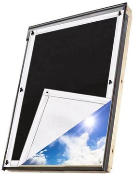 Roleta DACHOWA bez wiercenia 48 x 98 cm Velux Roto