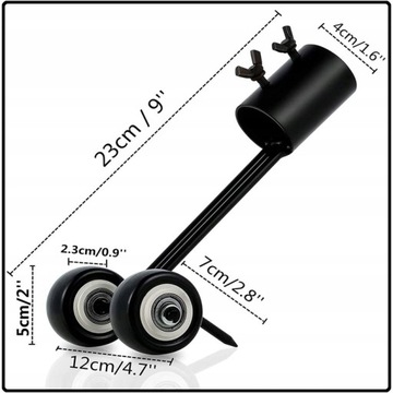 Триммер для сорняков Heckermann из нержавеющей стали.