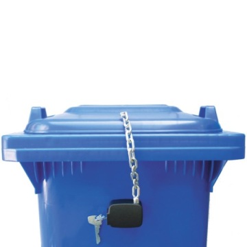 Цепной замок для мусорного ведра 80 л - 1100 л
