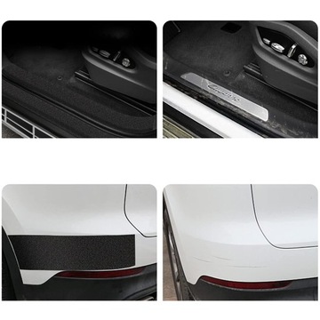 ЗАЩИТНАЯ ЛЕНТА ИЗ ФОЛЬГИ ДЛЯ ПОРОГКОВ АВТОМОБИЛЯ PEVA ЧЕРНАЯ STRONG 70мм х 5М