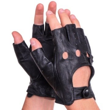 КОЖАНЫЕ ПЕРЧАТКИ МУЖСКИЕ БЕЗ ПАЛЬЦЕВ