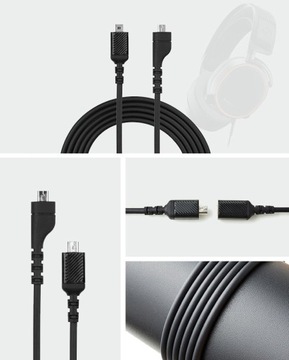 КАБЕЛЬНЫЙ ШНУР ДЛЯ STEELSERIES ARCTIS 3 5 7 9X Pro