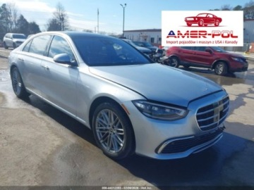 Mercedes Klasa S W223/V223 2021 Mercedes-Benz Klasa S 580 4matic , 2021r., 4x4, 4.0L 4.0 Hybryda 496KM