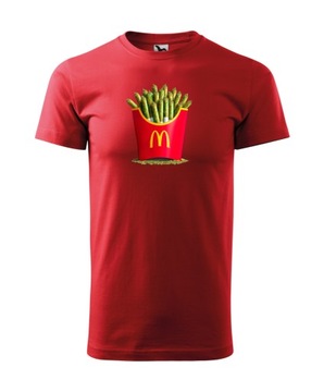 Koszulka t-shirt MC donald joint zioło frytki marihuana 4 różne kolory