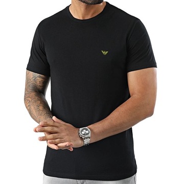 Emporio Armani t-shirt koszulka męska czarna M