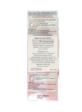 L'ORÉAL PARIS ГЛИКОЛЕВАЯ ЯРКАЯ СЫВОРОТКА 30 МЛ