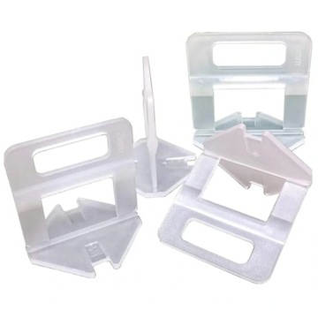 STRONG CLIPS - 1 мм - 1000 зажимов - КОМПЛЕКТ для системы выравнивания плитки