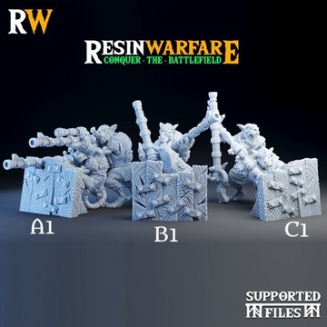 Tecnomancer's Guild Sniper Crew + Baricade Resin W