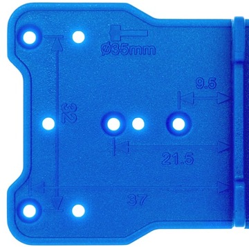 ШАБЛОН ДЛЯ УСТАНОВКИ ПЕТЛЕЙ ШАБЛОН ДЛЯ ДВУХСТОРОННЕГО СВЕРЛЕНИЯ