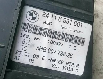 BMW 3 E46 98-05R - PANEL VENTILACE KLIMATIZACE 6931601