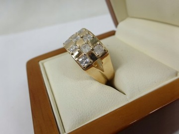 Złoty pierścionek 5,70g R.16 585 Lombard 66