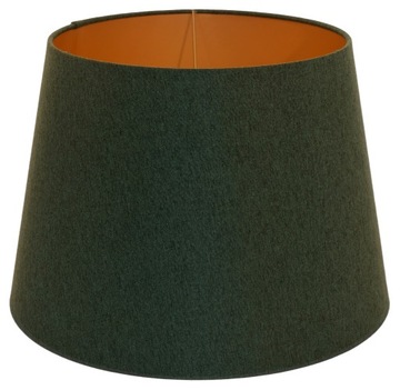 Abażur Do Lampy Klosz E27 Zielony Sosnowy+Złoty Środek 30x40 H28 AVOLA