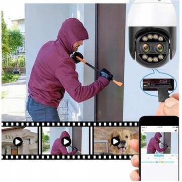 НАРУЖНАЯ ВРАЩАЮЩАЯСЯ WIFI IP-КАМЕРА 8MPX 8X ZOOM PL
