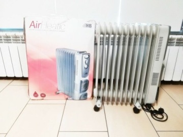 РЕБРИЦОВЫЙ МАСЛЯНЫЙ РАДИАТОР HB OFR2901T 2900W СЕРЫЙ