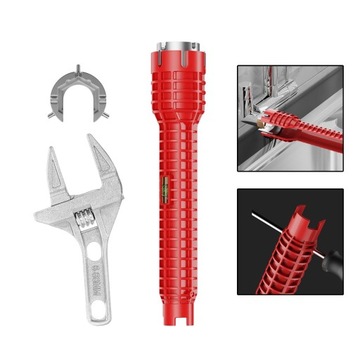 Ключ для раковины Противоскользящий ключ Сантехнический инструмент для