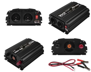 АВТОМОБИЛЬНЫЙ ИНВЕРТОР 12 В 230 В 700 Вт/1000 Вт SINUS MODIF. КОМПЬЮТЕРНЫЙ ОБОГРЕВАТЕЛЬ