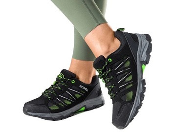 TREKKINGOWE BUTY SPORTOWE DAMSKIE SOFTSHELL SZNUROWANE LEKKIE WYGODNE r 41