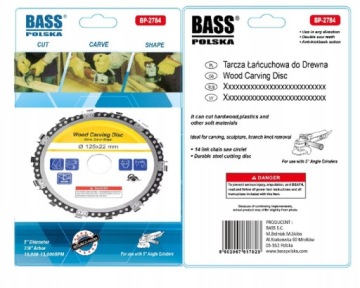 ЦЕПНОЙ ДИСК ДЛЯ РЕЗЬБЫ ПО ДЕРЕВУ LUX