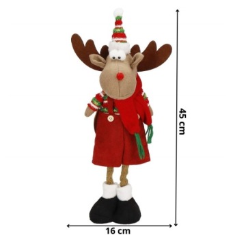 РОЖДЕСТВЕНСКИЙ ОРНАМЕНТ ОЛЕНЬ РОЖДЕСТВЕНСКАЯ ЕЛКА ПОДАРОК ​​45см