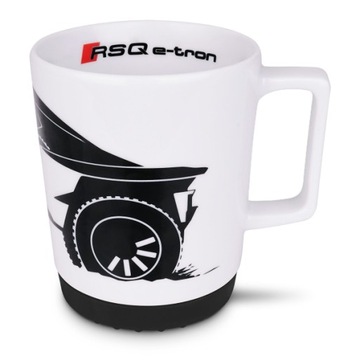 KUBEK PORCELANOWY AUDI RSQ E-TRON BIAŁY LOGO ASO 3292201100