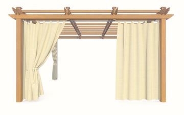 Водонепроницаемые садовые шторы для террасы, нагрудник на липучке, 155х240.