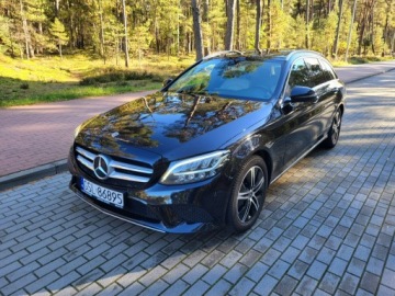 Mercedes Klasa C W205 Kombi Facelifting 1.6 200d 160KM 2019 Mercedes C 200d 2019 Panorama,Virtual, LED, Manual, Bezwypadkowy, VAT 23%