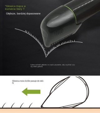 Golarka elektryczna golarka męska golarka do tyłu chowana składana golarka