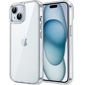 Чехол для Apple iPhone 15 + Стекло 9H Crystal Clear Case 2MM