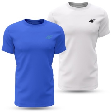 KOSZULKA MĘSKA 4F T-SHIRT SPORTOWY PODKOSZULEK KOMPLET ZESTAW 2PAK