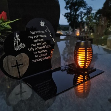 СОЛНЕЧНЫЙ ФАКЕЛ СВЕТОДИОДНАЯ СТАТУЭТКА СЕРДЦА ДЛЯ КЛАДБИЩА МОГИЛА БОЛЬШАЯ