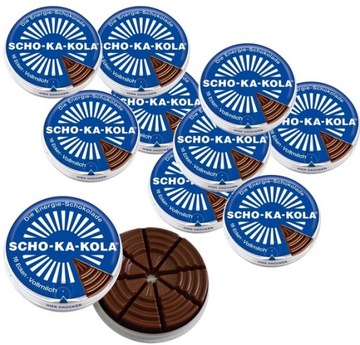 Czekolada Energetyczna SCHO-KA-KOLA KOFEINA 10 SZT