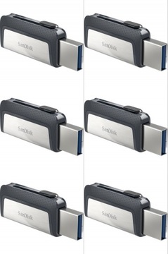 Pendrive SanDisk Dual Drive USB-C 64GB 150MB/s x6