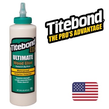 Klej Titebond III Ultimate Wood 473ml do drewna wodoodporny D4 na zewnątrz