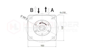BMR 50 O4WS1:10 ГИДРОЛИДЕР ГИДРАВЛИЧЕСКИЙ ДВИГАТЕЛЬ