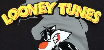 $48 Koszulka męska T-shirt Looney Tunes Zwariowane Melodie Sylwester Haft L