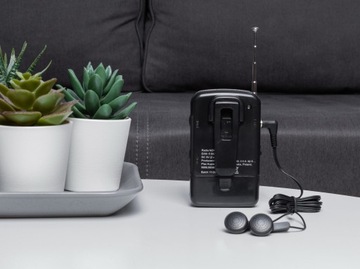 ПОРТАТИВНЫЕ МИНИ-НАУШНИКИ КАРМАННОЕ РАДИО AM/FM