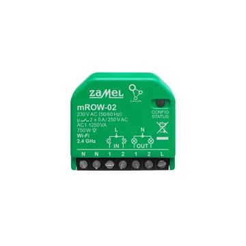 ODBIORNIK WI-FI 2-KANAŁOWY MONITOR ENERGII mROW-02