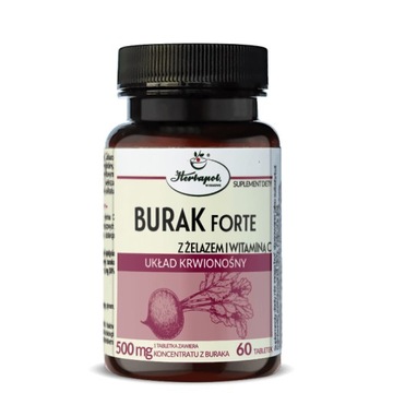 BURAK FORTE z żelazem 60 tabletek / Herbapol