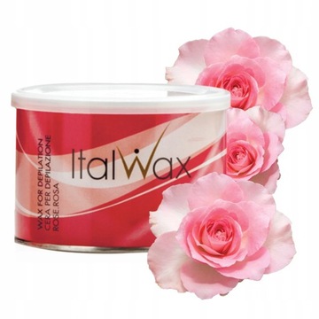 ItalWax Rose wosk do depilacji w puszce 400ml