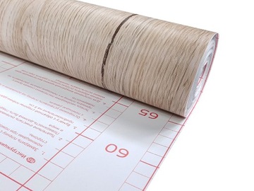 Okleina Drewnopodobna Na Drzwi Sonoma Piaskowa Folia PCV Meblowa 90x210cm