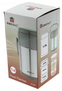 УЖИННЫЙ ТЕРМОС 1,5 л + 3 небьющихся контейнера