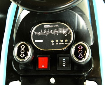 АККУМУЛЯТОРНЫЙ ЭКСКАВАТОР ДЕТСКИЙ LED MP3 TRAK-SX-4-RED