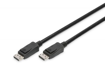 Kabel połączeniowy DisplayPort z zatrzaskami 8K 30Hz UHD Typ DP/DP M/M