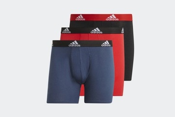 Bokserki Męskie adidas Logo Boxer Briefs 3 r. S