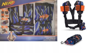 NERF KAMIZELKA SZELKI + KABURA + ETUI NA STRZAŁKI
