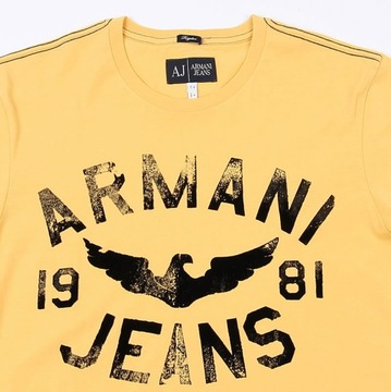 137 ARMANI JEANS MODNY MĘSKI T-SHIRT M